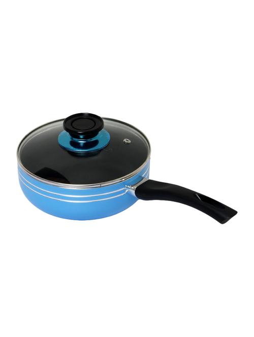 blue aluminium non-stick sauce pan 16cm - 14954817 - Very Small Image - 1