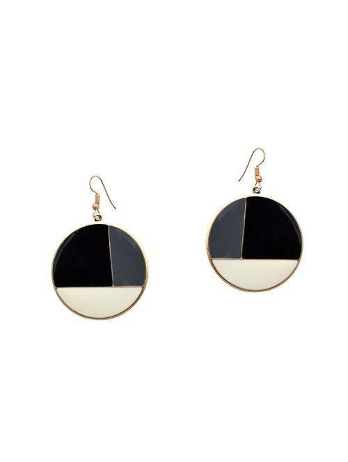 black metal drop earrings - 14954848 - Very Small Image - 1