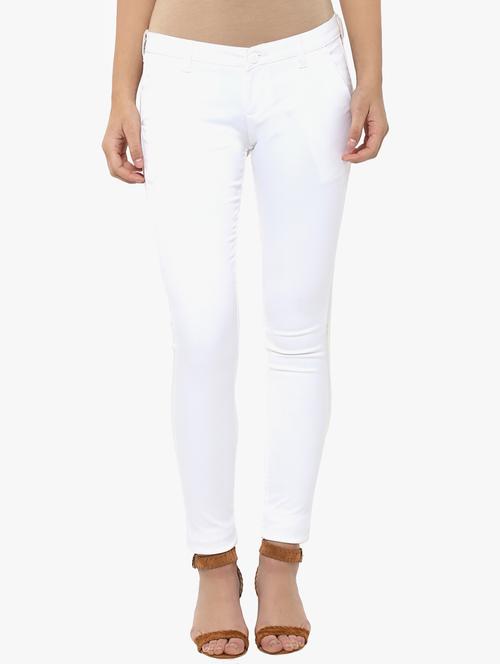 white solid low rise jean - 14954876 - Very Small Image - 1