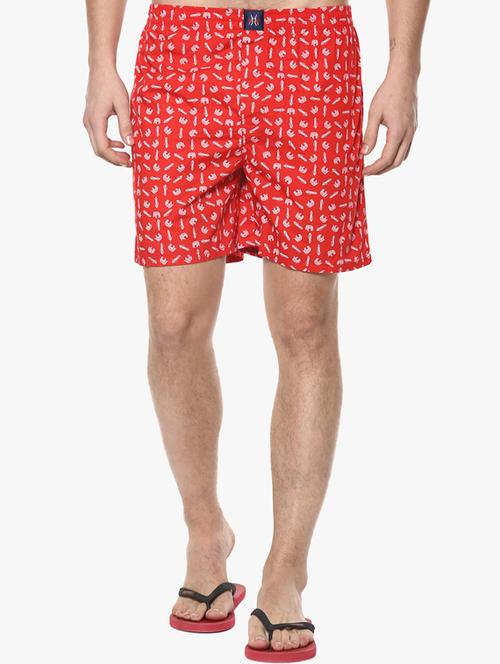 red cotton boxers - 14955048 - Very Small Image - 1