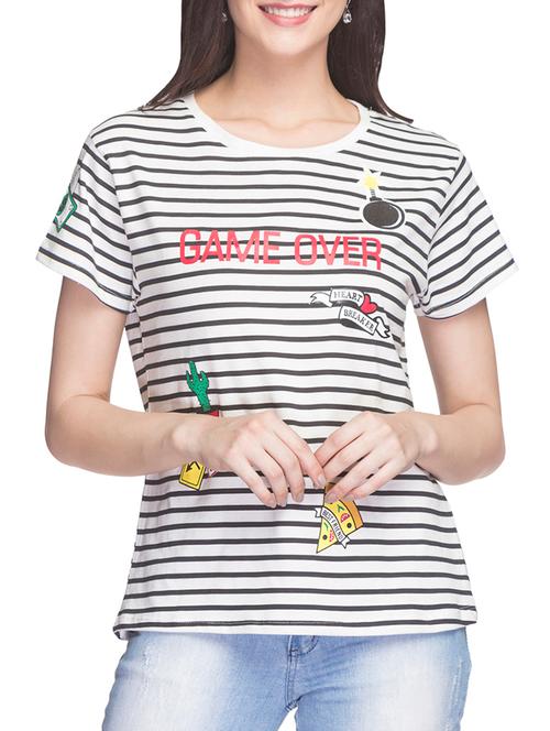white striped tee - 14956373 - Very Small Image - 1