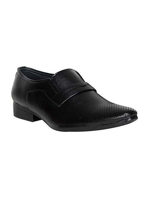 black leather formal slip on - 14957238 - Very Small Image - 1