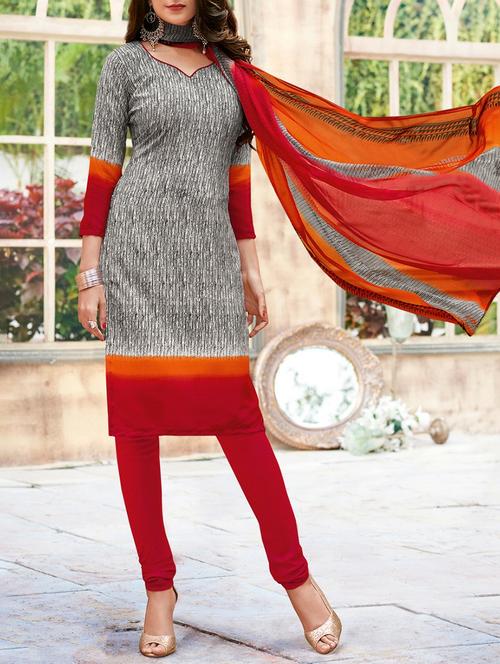 black churidaar suits unstitched - 14957265 - Very Small Image - 1