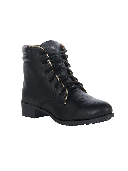 black lace-up ankle boot - 14958497 - Very Small Image - 1