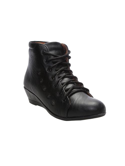 black lace-up ankle  boot - 14958505 - Very Small Image - 1