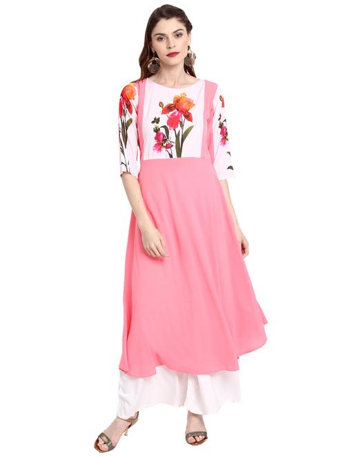 women's flared kurta - 14959045 - Very Small Image - 1