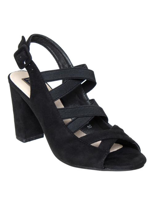 black suede back strap sandals - 14960788 - Very Small Image - 1