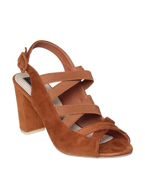 tan suede back strap sandals - 14960992 - Very Small Image - 1
