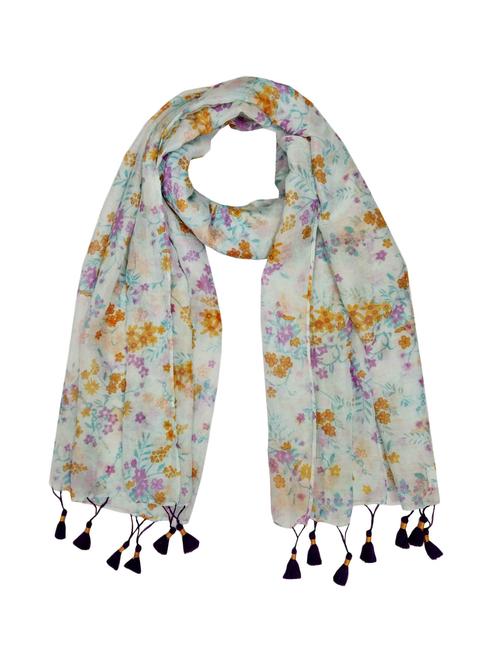 multi colored polyester scarf - 14963111 - Very Small Image - 1