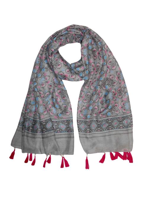 grey polyester scarf - 14963744 - Very Small Image - 1