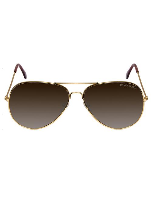david blake brown aviator polarized & uv protected sunglass - 14967889 - Very Small Image - 1