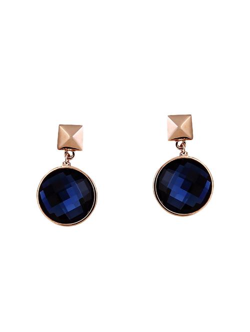 blue metal studs earrings - 14968418 - Very Small Image - 1