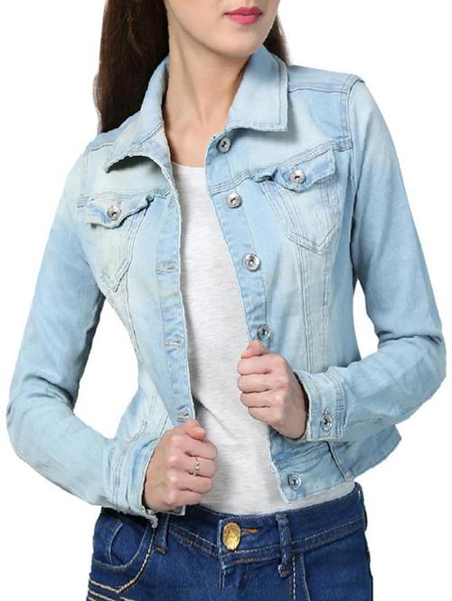 blue denim summer jacket - 14969656 - Very Small Image - 1
