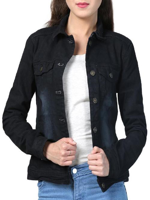 black denim summer jacket - 14969659 - Very Small Image - 1