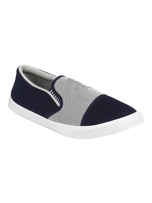 blue & grey mesh casual slipon - 14969997 - Very Small Image - 1