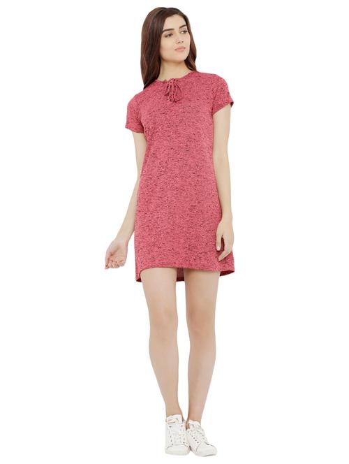 criss-cross lace-up sheath dress - 14970236 - Very Small Image - 1