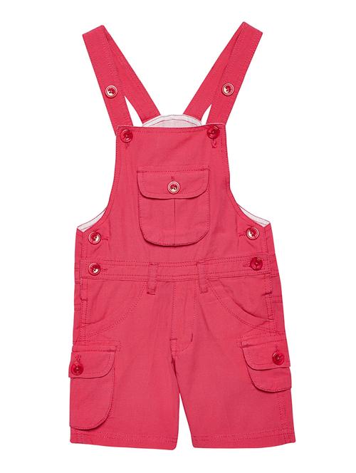 pink cotton dungaree - 14972737 - Very Small Image - 1