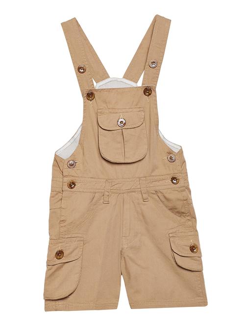 beige cotton dungaree - 14972741 - Very Small Image - 1