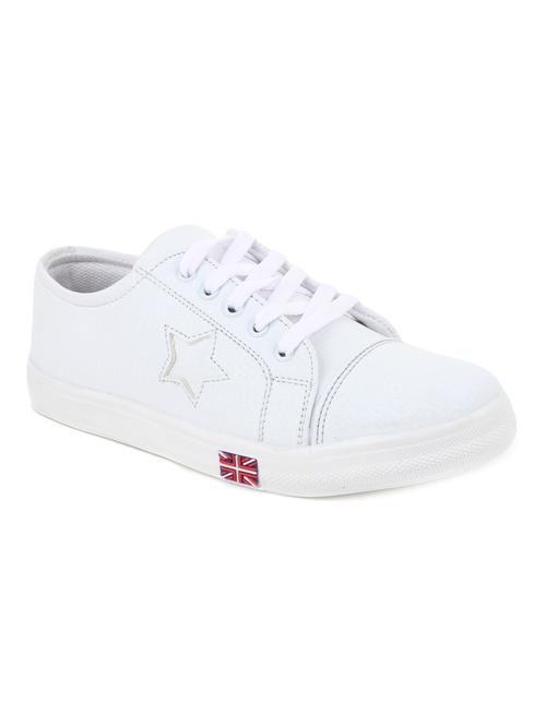 white lace-up sneaker - 14973266 - Very Small Image - 1