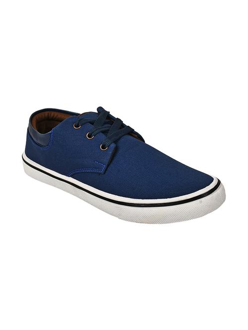 blue canvas lace up sneaker - 14974841 - Very Small Image - 1