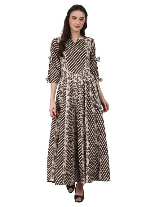 anarkali printed kurta - 14981261 - Very Small Image - 1