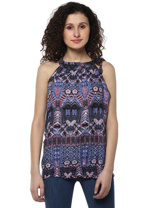 women's straight halter neck top - 14981571 - Very Small Image - 1