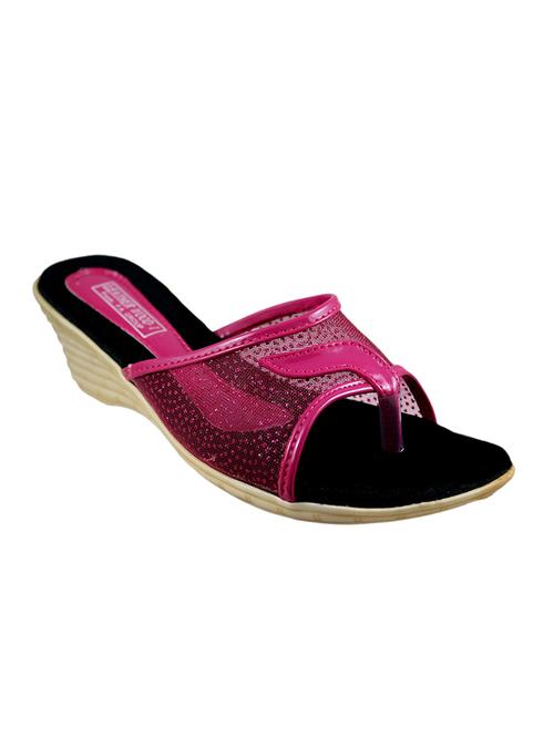 leatherwood1 pink wedge heeled sandals - 14981714 - Very Small Image - 1