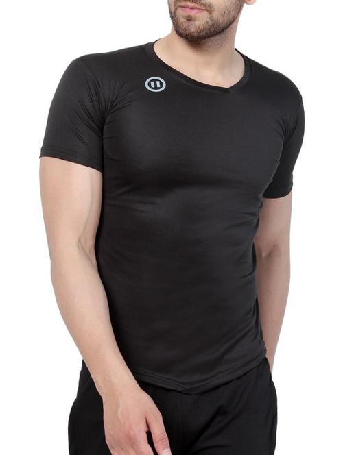 black polyester t-shirt - 14982132 - Very Small Image - 1