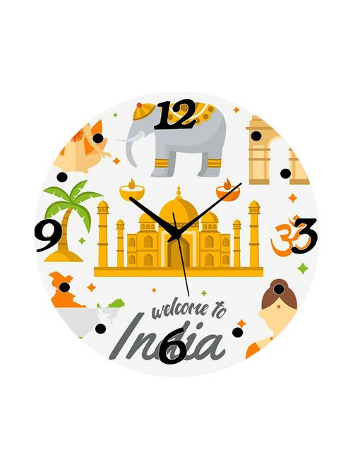 round shape analog wall clock - 14985626 - Very Small Image - 1