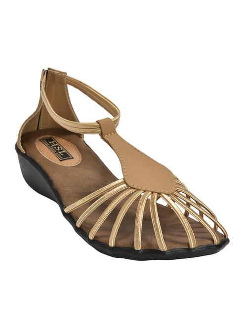 beige t-strap wedge - 14986285 - Very Small Image - 1