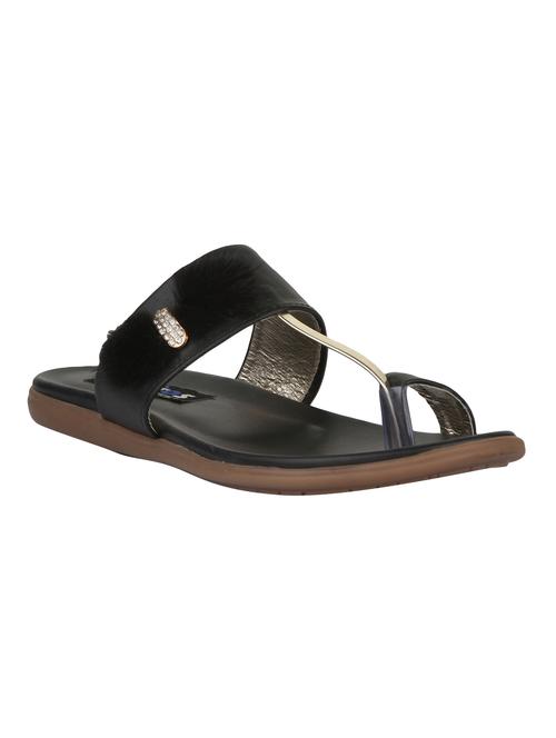 black one toe  sandal - 14987301 - Very Small Image - 1