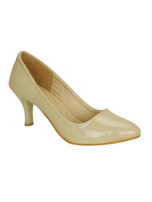 beige sheet slip on pumps - 14987371 - Very Small Image - 1