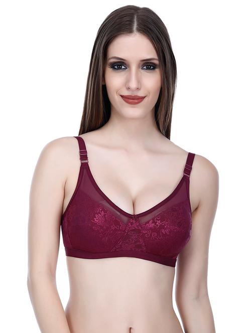 floral patch laced bra  - 14987591 - Very Small Image - 1