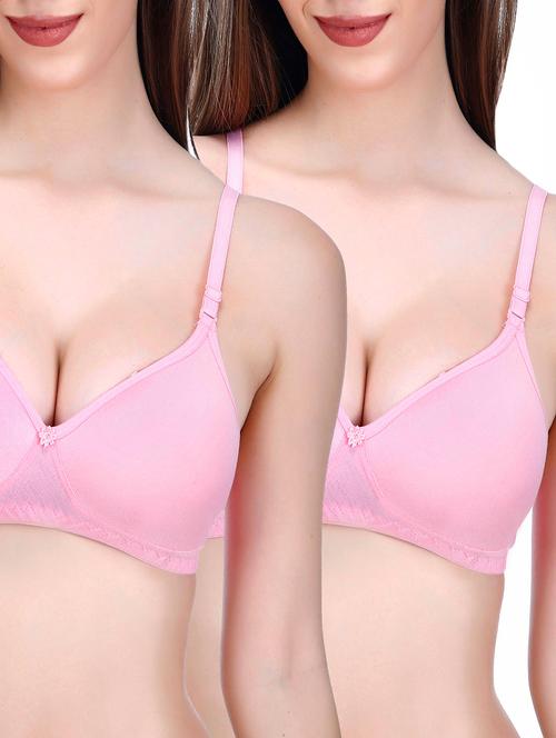 set of 2 bow patch bra - 14987643 - Very Small Image - 1