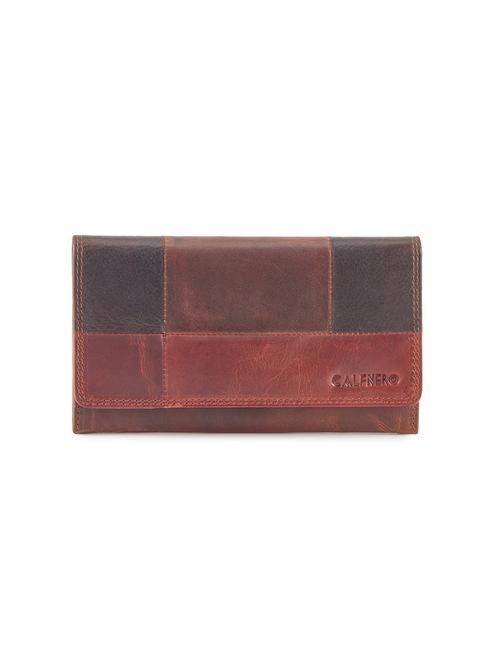 brown leather regular clutch - 14988064 - Very Small Image - 1