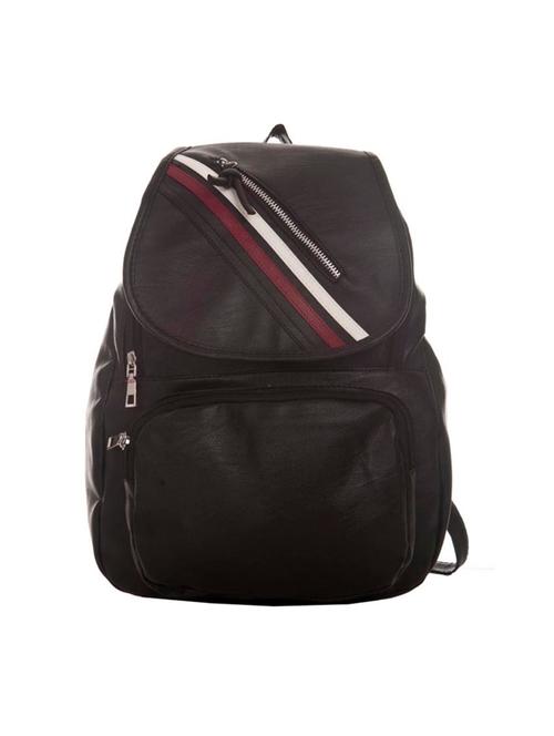 black leatherette backpack - 14988633 - Very Small Image - 1
