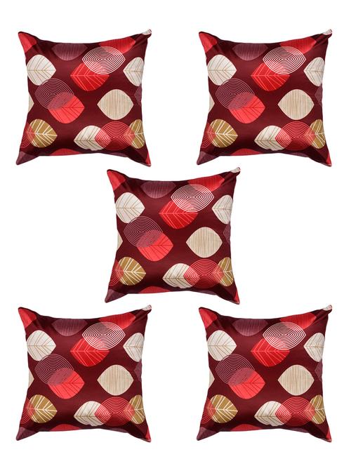set of 5 geometric print cushion cover - 14988833 - Very Small Image - 1