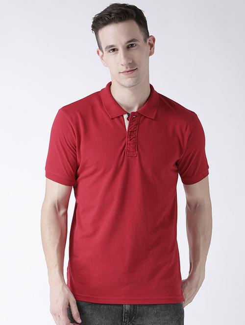 red cotton t-shirt - 14989854 - Very Small Image - 1