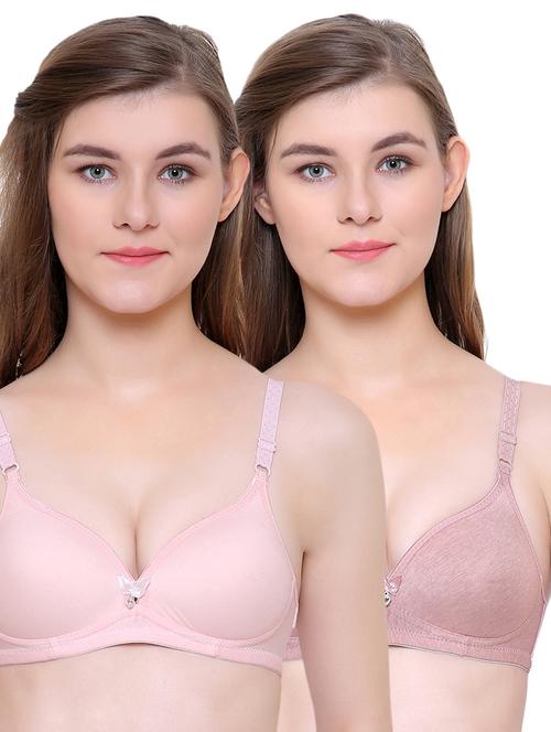 set of 2 multi colored push up bras - 14990316 - Very Small Image - 1