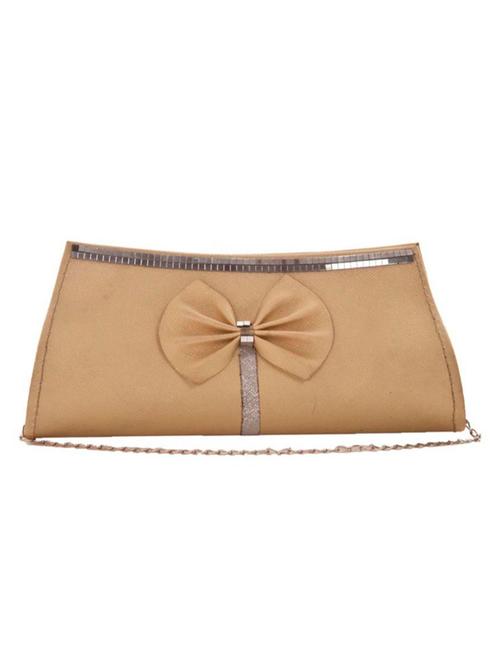 beige leatherette (pu) regular clutch - 14993260 - Very Small Image - 1