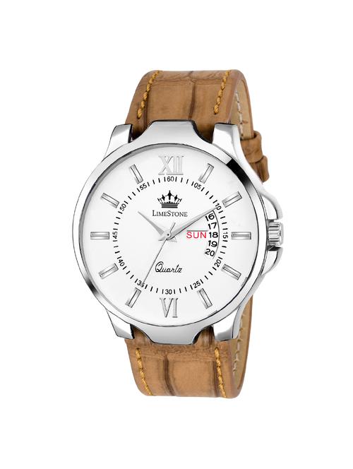 limestone day and date functioning series analog watch for men/boys - (ls2727) - 14996489 - Very Small Image - 1