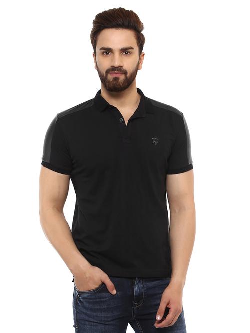 black cotton t-shirt - 14997307 - Very Small Image - 1