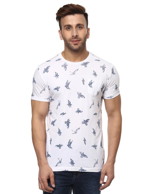 white cotton pocket t-shirt - 14997396 - Very Small Image - 1