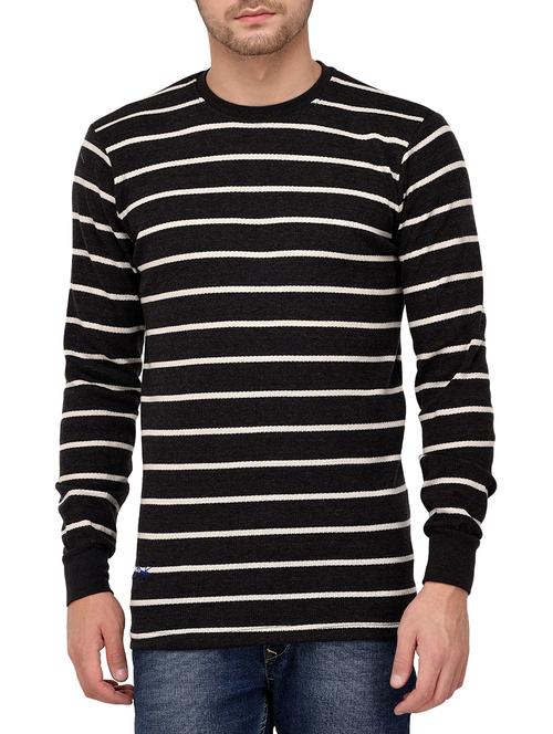 monochrome striped t-shirt - 14997597 - Very Small Image - 1