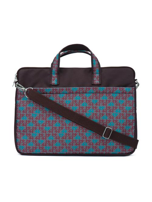 brown polyester laptop bag - 14999829 - Very Small Image - 1