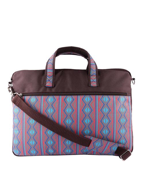 brown polyester laptop bag - 14999830 - Very Small Image - 1