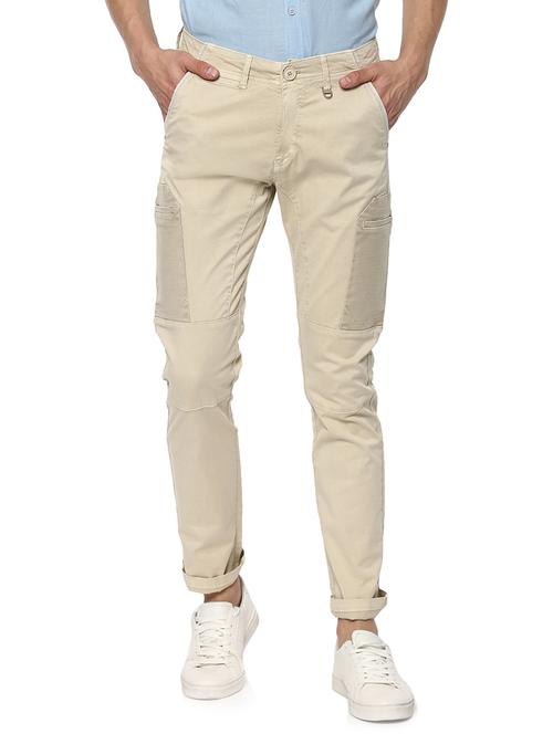 beige cotton cargo - 15000571 - Very Small Image - 1