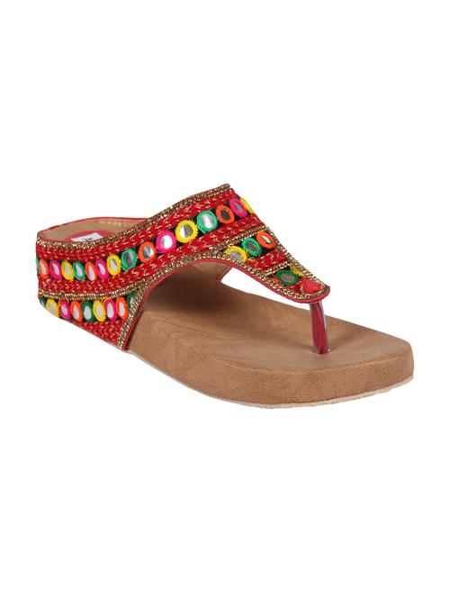 red toe separator  sandals  - 15004006 - Very Small Image - 1