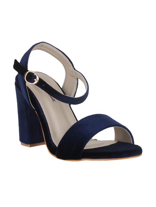navy ankle  strap sandal - 15004108 - Very Small Image - 1