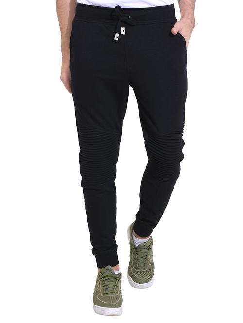 black cotton joggers - 15004513 - Very Small Image - 1